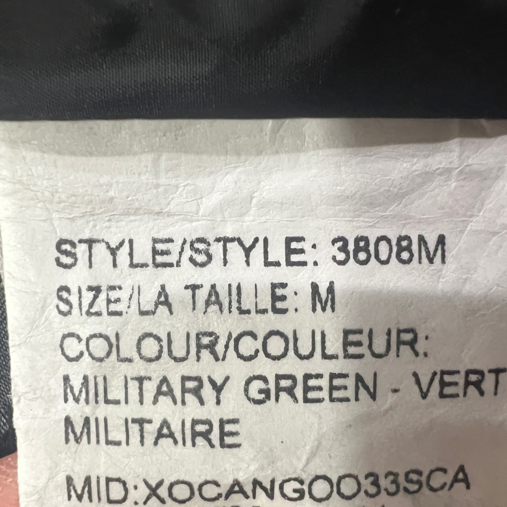 Authentic Canada Goose Military Green Wyndham Parka Jacket with fur Med. EC - Picture 7 of 8
